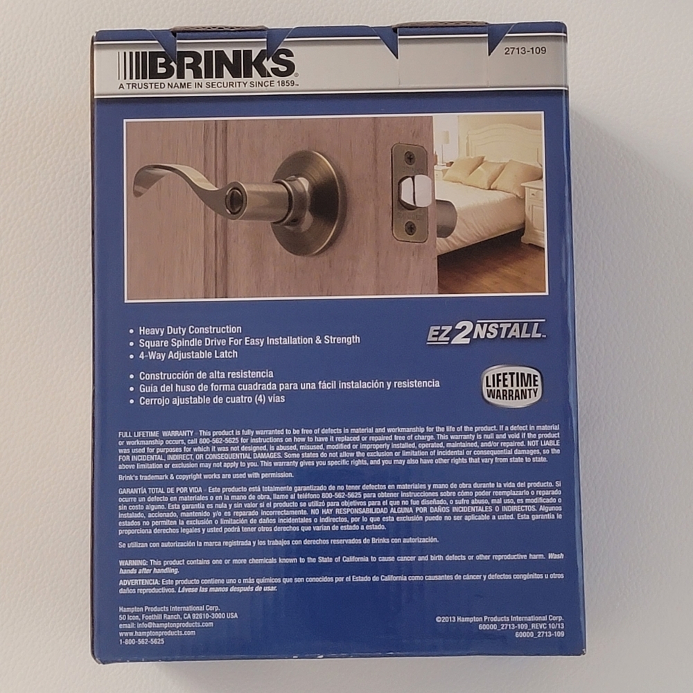 Brinks interior locking - Picture 4 of 6